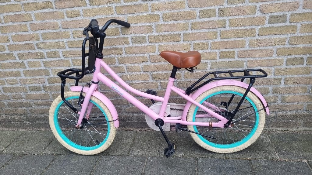SPIRIT Diva meisjesfiets Terugtraprem 18 inch, Ophalen, Terugtraprem, Gebruikt, Handrem