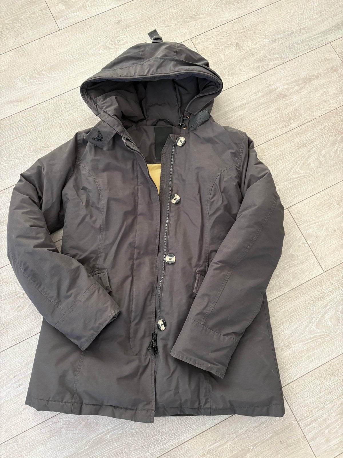 Airforce 2 Pocket Parka - Grijze winterjas XL, Ophalen of Verzenden, Gedragen, Maat 46/48 (XL) of groter, Grijs