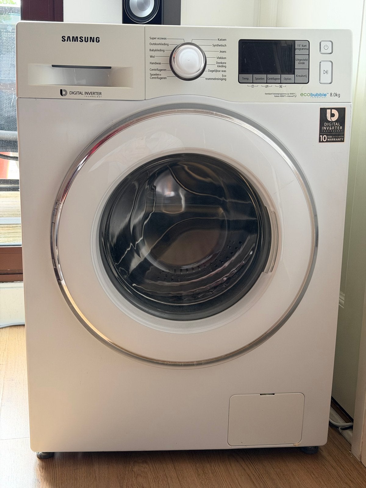 Samsung Ecobubble 8kg Wasmachine, Witgoed en Apparatuur, Ophalen, Gebruikt, 85 tot 90 cm, 1200 tot 1600 toeren