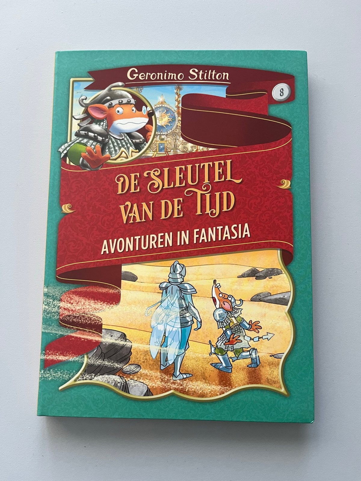 Geronimo Stilton: De Sleutel van de Tijd & Het Amulet, Ophalen of Verzenden, Zo goed als nieuw