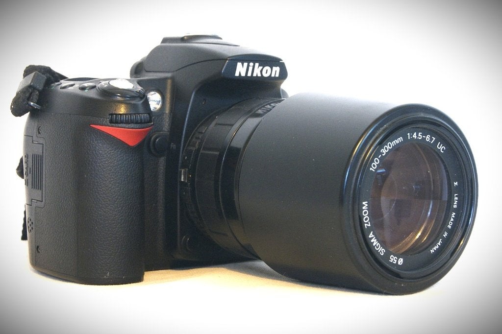 Nikon d90 met 300mm telelens, compleet!, Ophalen, Ingebouwde flitser, Spiegelreflex, Screenprotector