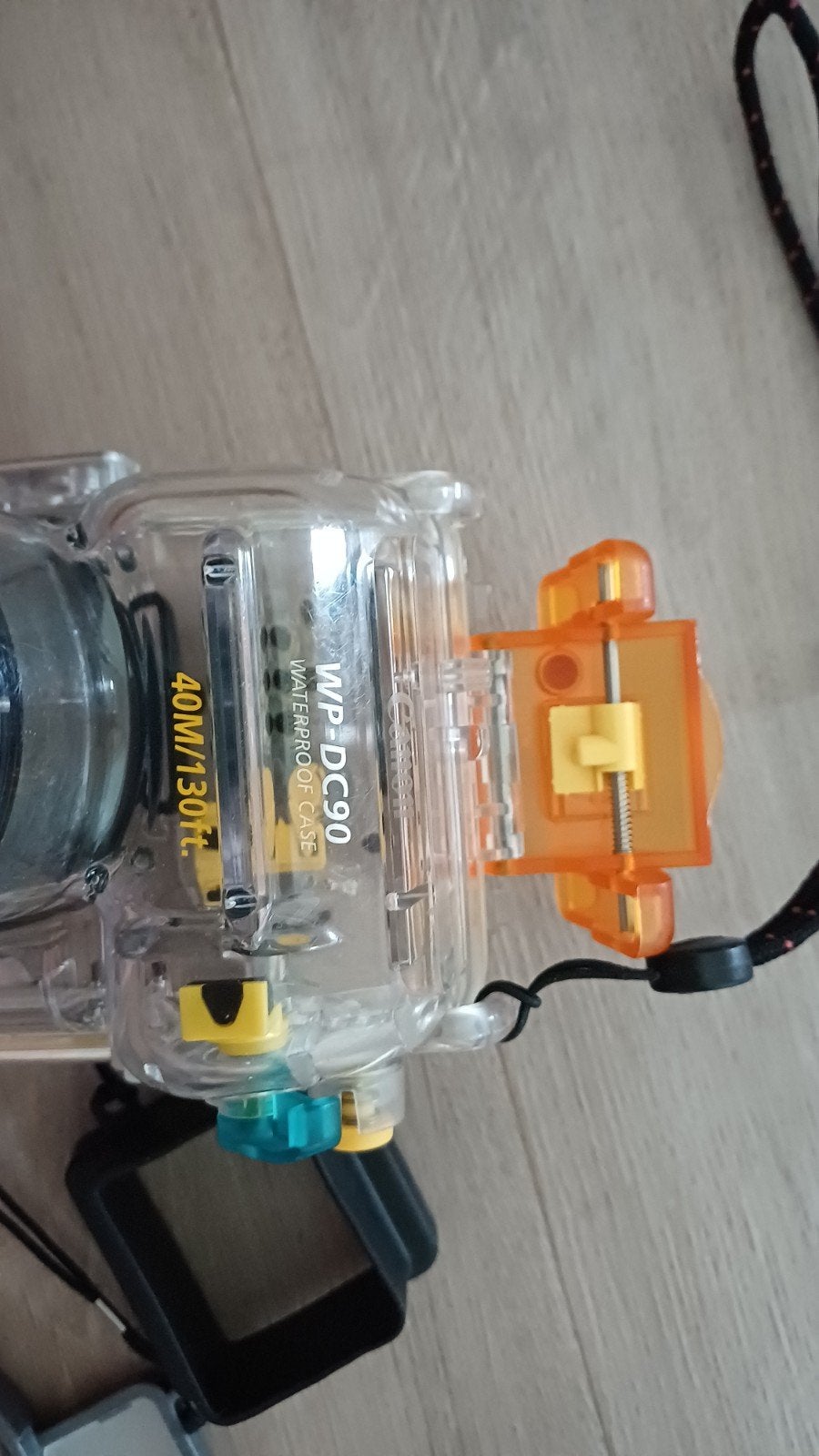 Canon WP-DC90 Onderwaterhuis met accessoires, Gebruikt, Canon, Ophalen of Verzenden, 10 t/m 40 meter