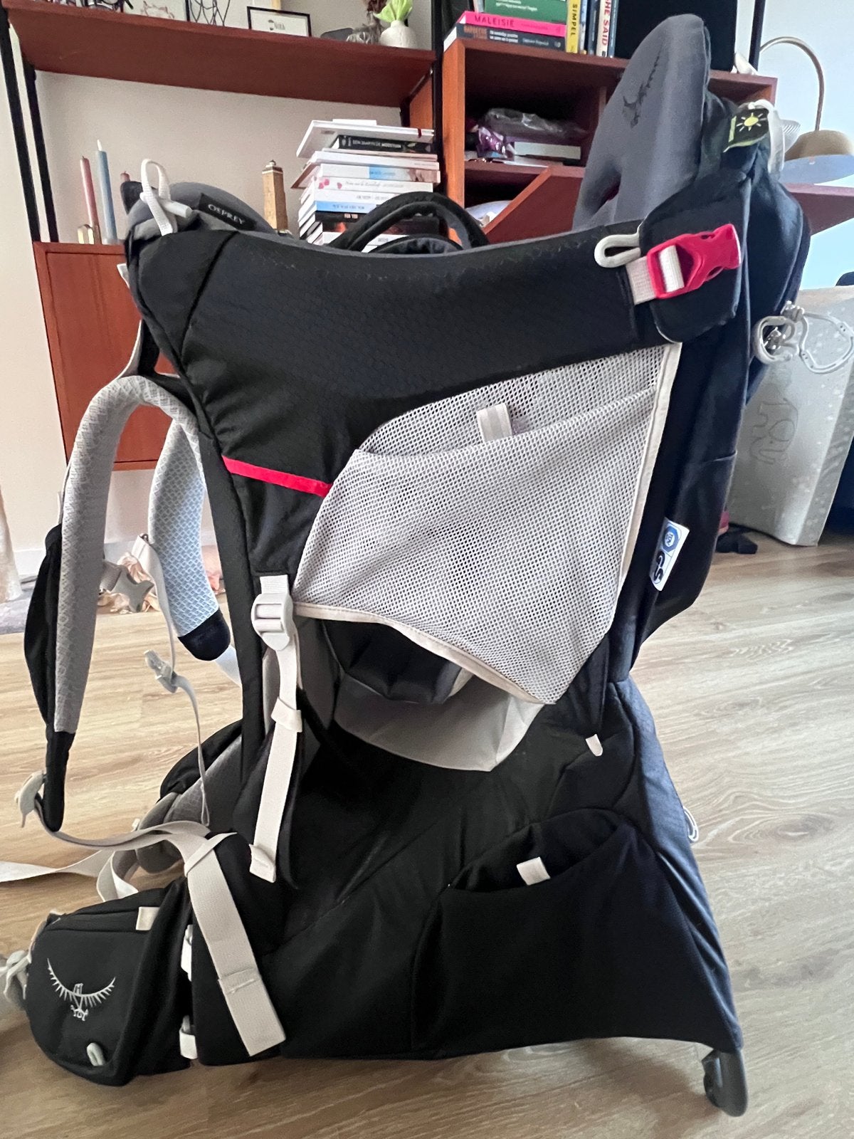 Perfecte staat: Osprey Poco Plus 26L draagzak rugzak zwart, Kinderen en Baby's, Babydragers en Draagdoeken, Zo goed als nieuw