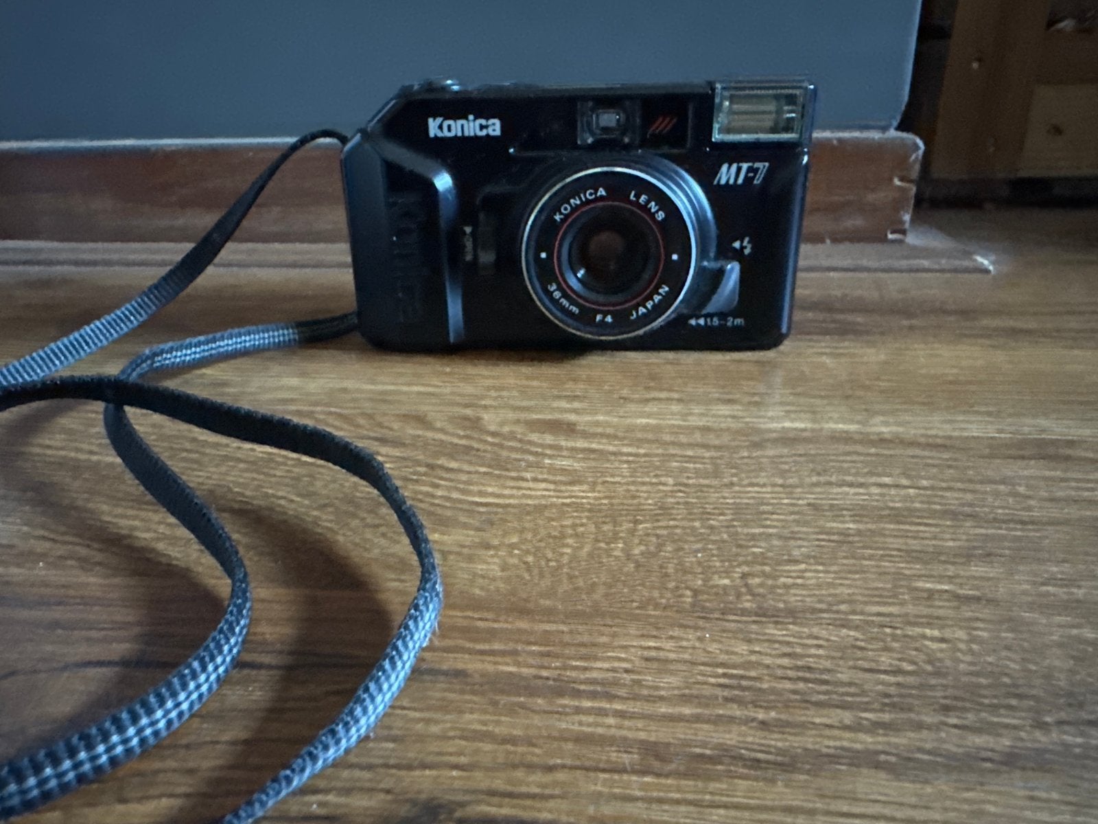 Konica MT-7 Compact Camera - Vintage Analoge Fotografie, Ophalen of Verzenden, Gebruikt, Compact, Konica