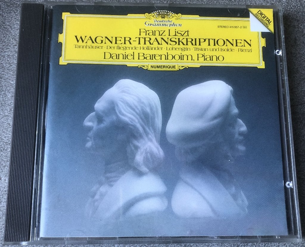 FRANZ LISZT - WAGNER-TRANSKRIPTIONEN - BARENBOIM, PIANO, Ophalen of Verzenden, Romantiek, Zo goed als nieuw, Kamermuziek