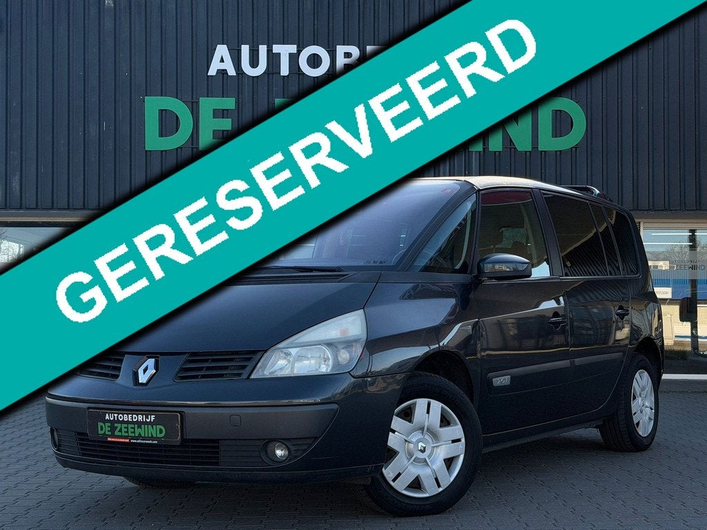 Renault Espace 2.0 T Privilège NIEUW APK, Auto's, Renault, Bedrijf, Te koop, Espace, ABS, Airbags, Airconditioning, Automatische klimaatregeling