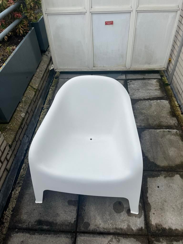 IKEA Kuipstoelen (2 stuks) - Wit, Tuin en Terras, Tuinstoelen, Ophalen, Zo goed als nieuw, Kunststof