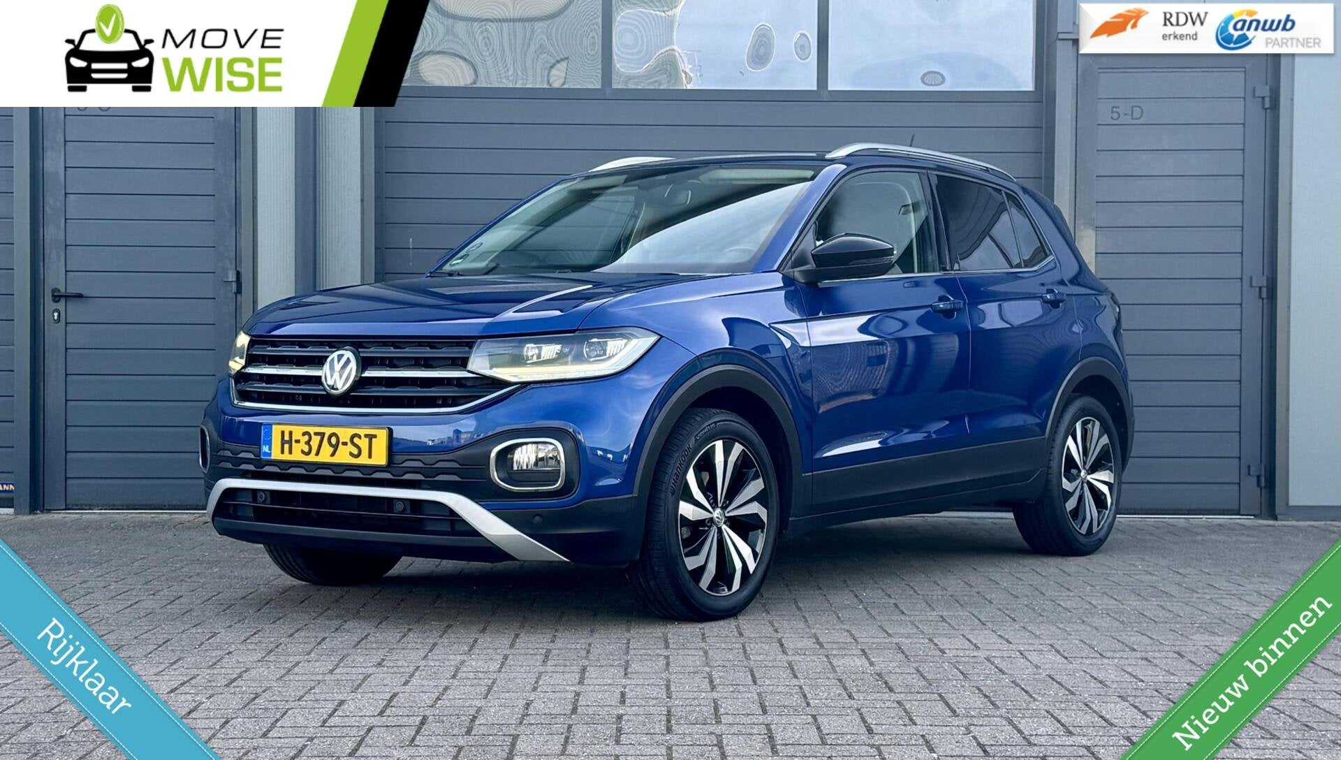 Volkswagen T-Cross 1.0 TSI 116pk Style | AUTOMAAT | Trekhaak, Auto's, T-Cross, Gebruikt, Blauw, Origineel Nederlands