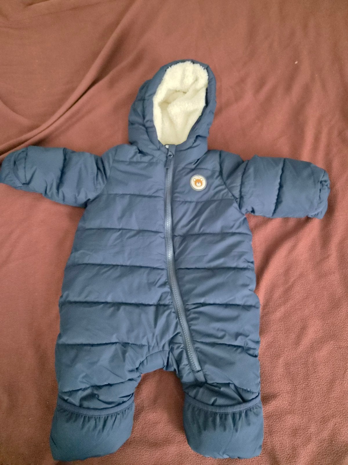 Warme baby winterjas/skipak maat 62 (2-4 maanden), Ophalen of Verzenden, Zo goed als nieuw, Onbekend, Jongetje of Meisje