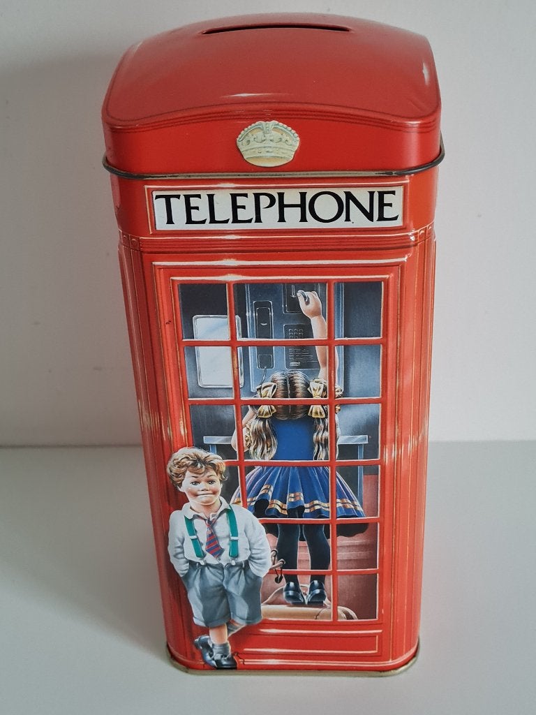 Spaarpot Churchill's telephone kiosk, Ophalen of Verzenden, Steen, Aardewerk of Keramiek, Dier