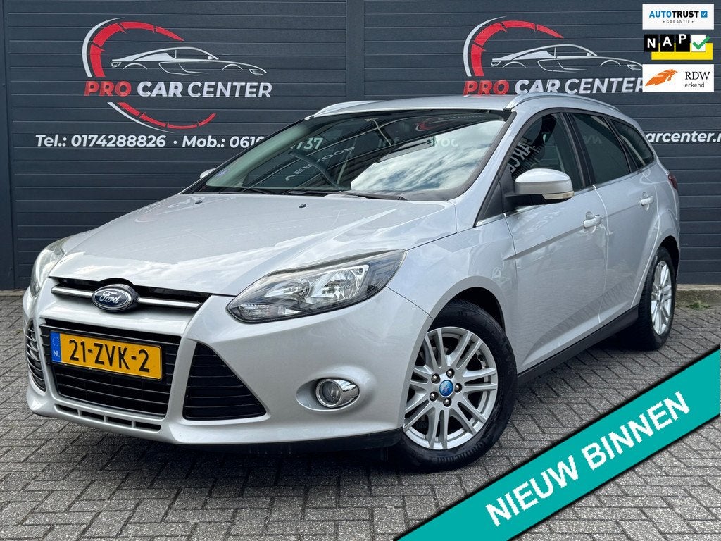 Ford Focus Wagon 1.0 EcoBoost Titanium CRUISE | CLIMATE | PD, Auto's, Ford, Euro 5, Gebruikt, Handgeschakeld, 3 cilinders