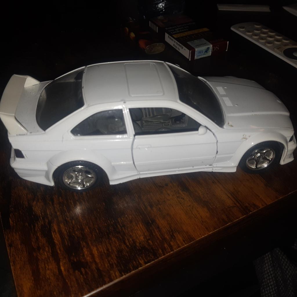 Schaalmodel BMW M3 E36 Wit - Gedetailleerd Modelauto, Overige merken, Gebruikt, Auto, Groter dan 1:32