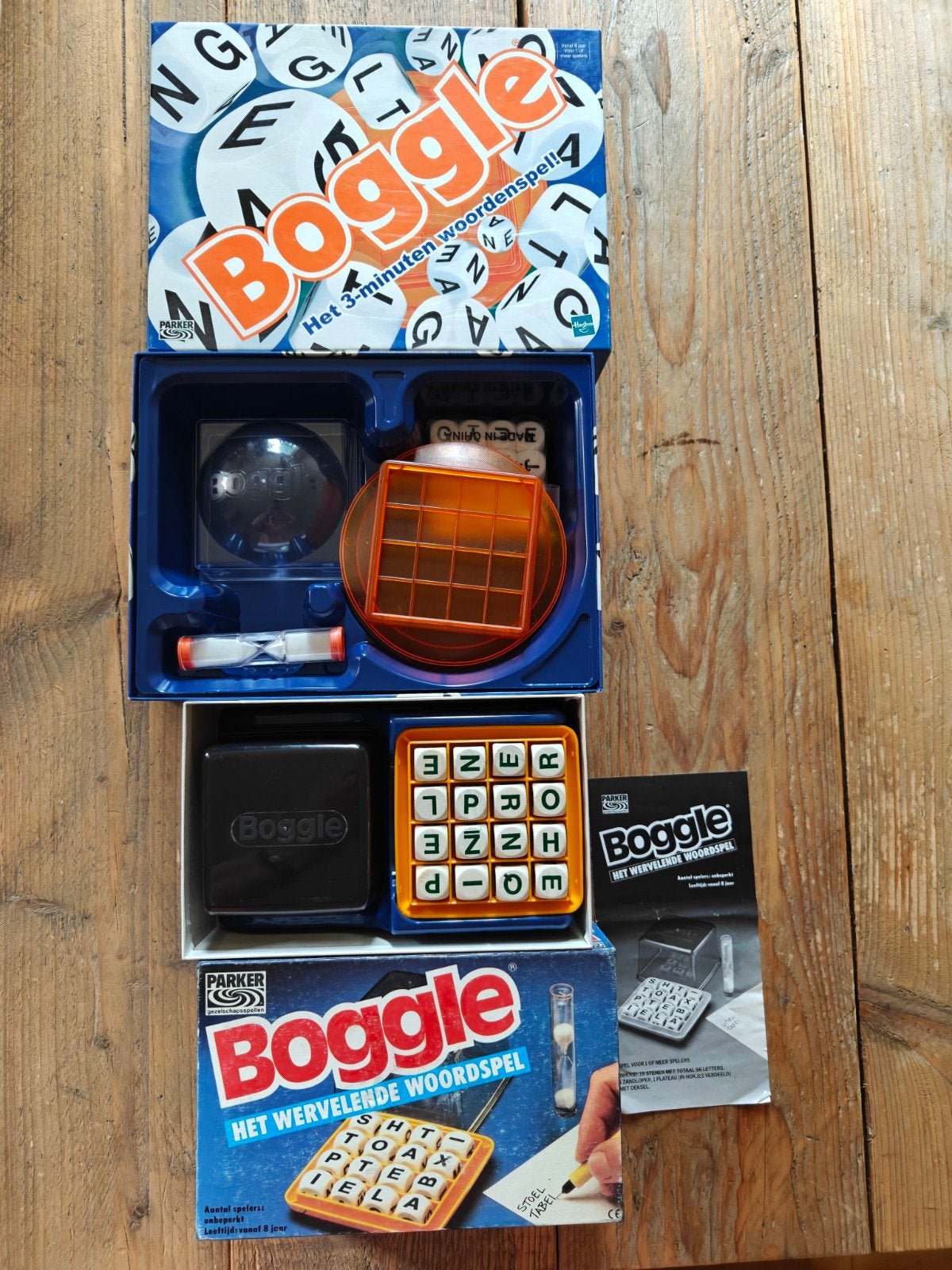 5 X Boggle., Hobby en Vrije tijd, Ophalen of Verzenden, Parker., Parker., Parker.