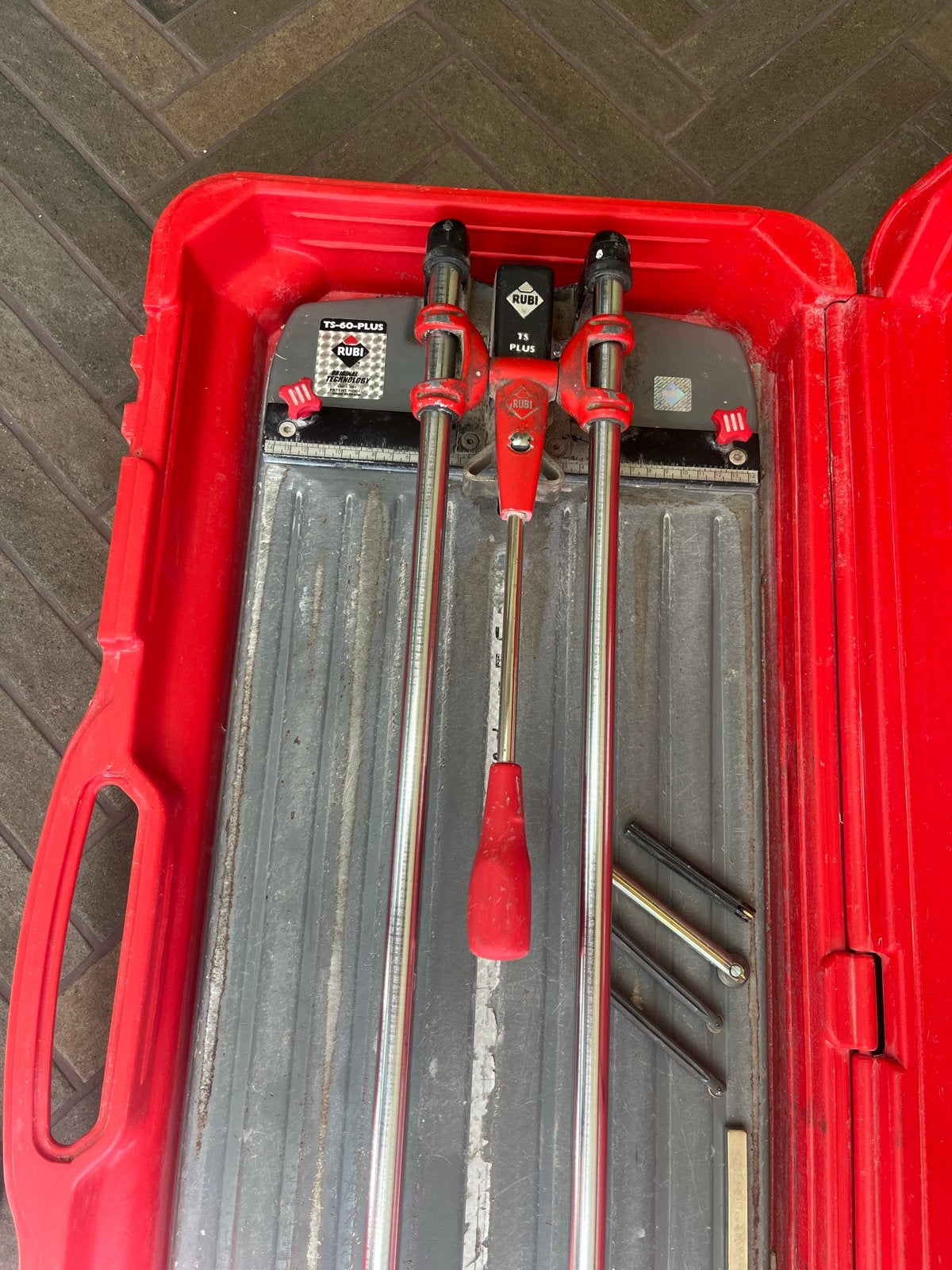 Rubi TS-60 Plus tegelsnijder in koffer, Ophalen, Gebruikt, Snijgereedschap, Rubi
