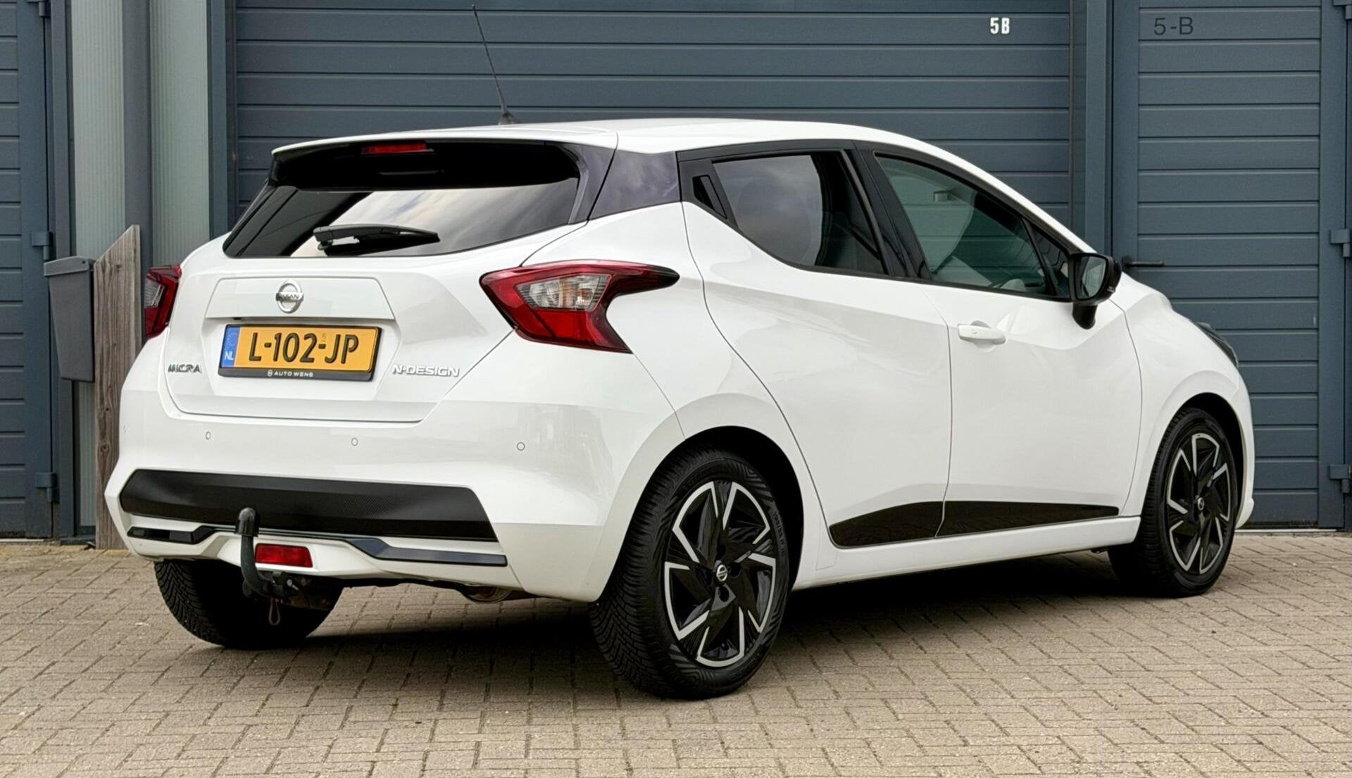 Nissan Micra 1.0 - 92pk IG-T N-Design | 125.000 KM NAP | bj., Voorwielaandrijving, Stof, Wit, Origineel Nederlands
