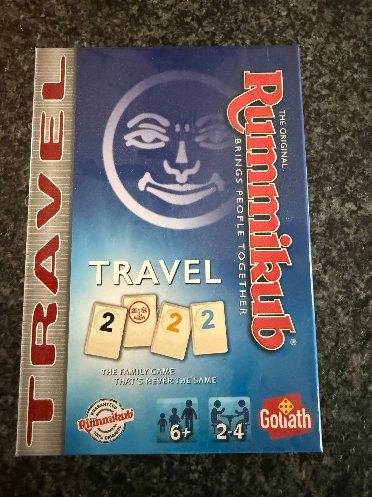 Rummikub Travel - Compact Reisspel voor Onderweg, Hobby en Vrije tijd, Gezelschapsspellen | Bordspellen, Drie of vier spelers