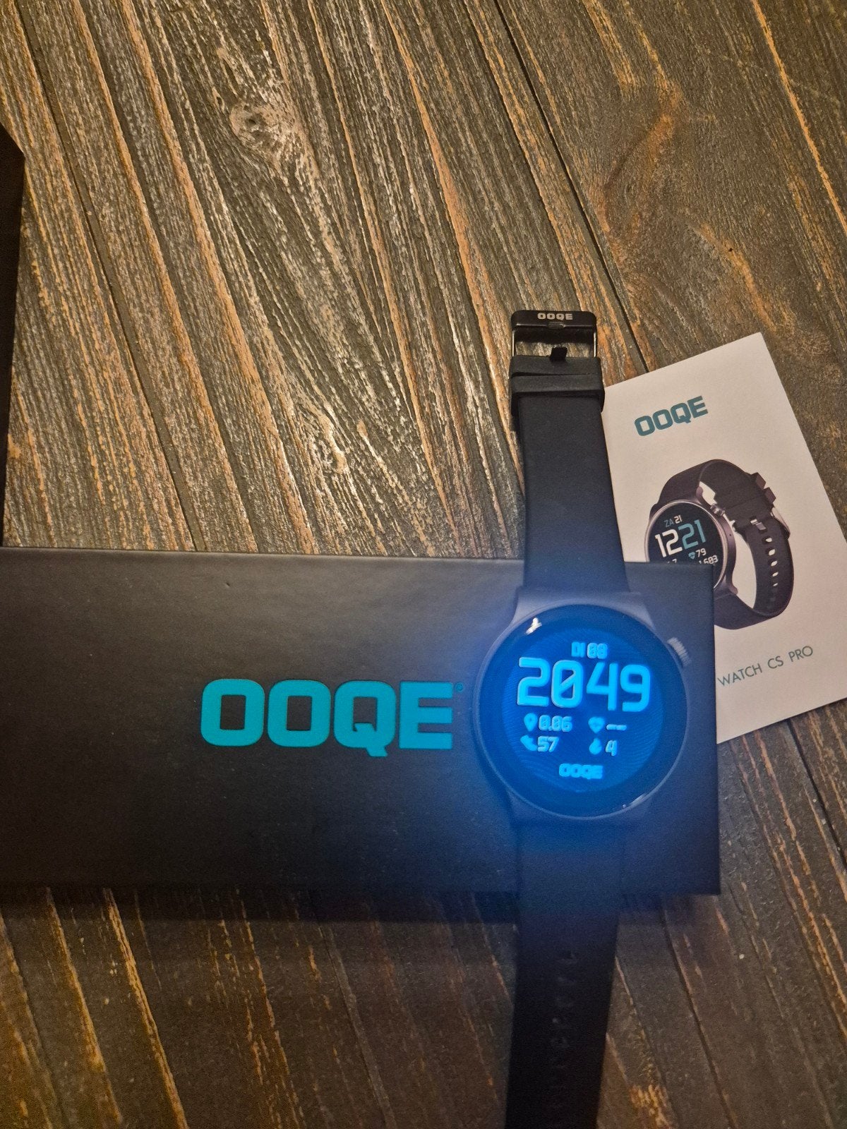 OOQE Watch CS Pro Smartwatch - Zwart, GPS, Zwart, Ophalen of Verzenden, Zo goed als nieuw
