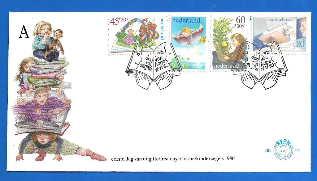 FDC Kinderpostzegels 1980 - NVPH 1210-1213, Verzenden, Onbeschreven, Nederland