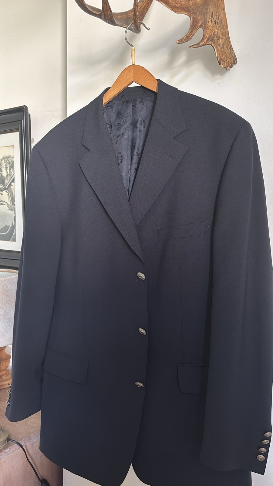 Van Gils Comformance Heren Colbert Maat 56 Zwart, Ophalen of Verzenden, Zo goed als nieuw, Maat 56/58 (XL), Zwart