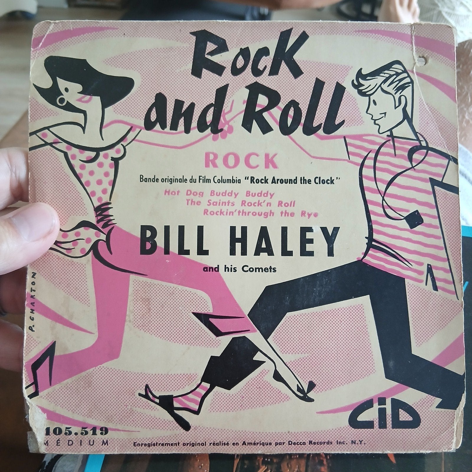 Bill Haley & His Comets - diverse franse EP (en singles), Originele persing, Ophalen of Verzenden, 7 inch, EP