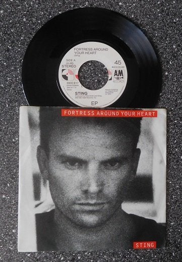 Sting - fortress around your heart (vanaf € 2,50), Cd's en Dvd's, Ophalen of Verzenden, Zo goed als nieuw, 7 inch, Pop