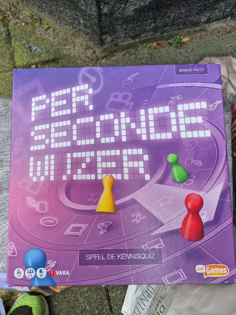 Just Games Per Seconde Wijzer - Spannend bordspel voor famil, Ophalen, Nieuw, Just Games