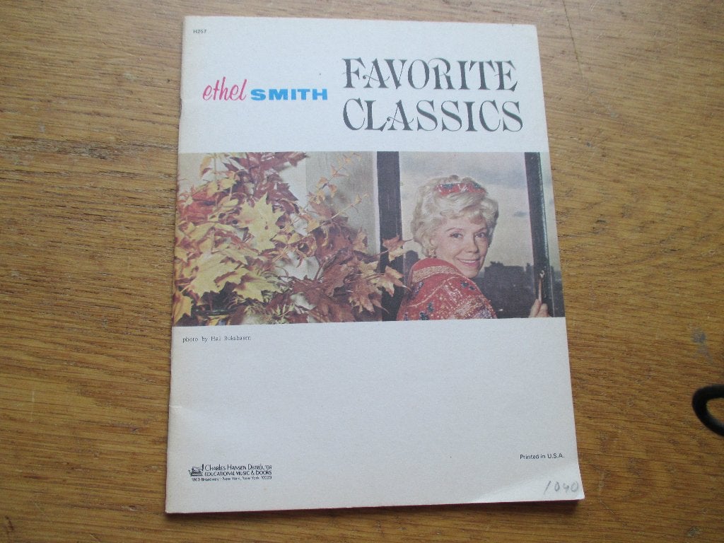 Ethel Smith Favorite Classics bladmuziek orgel/accordeon/key, Orgel, Gebruikt, Klassiek, Ophalen of Verzenden