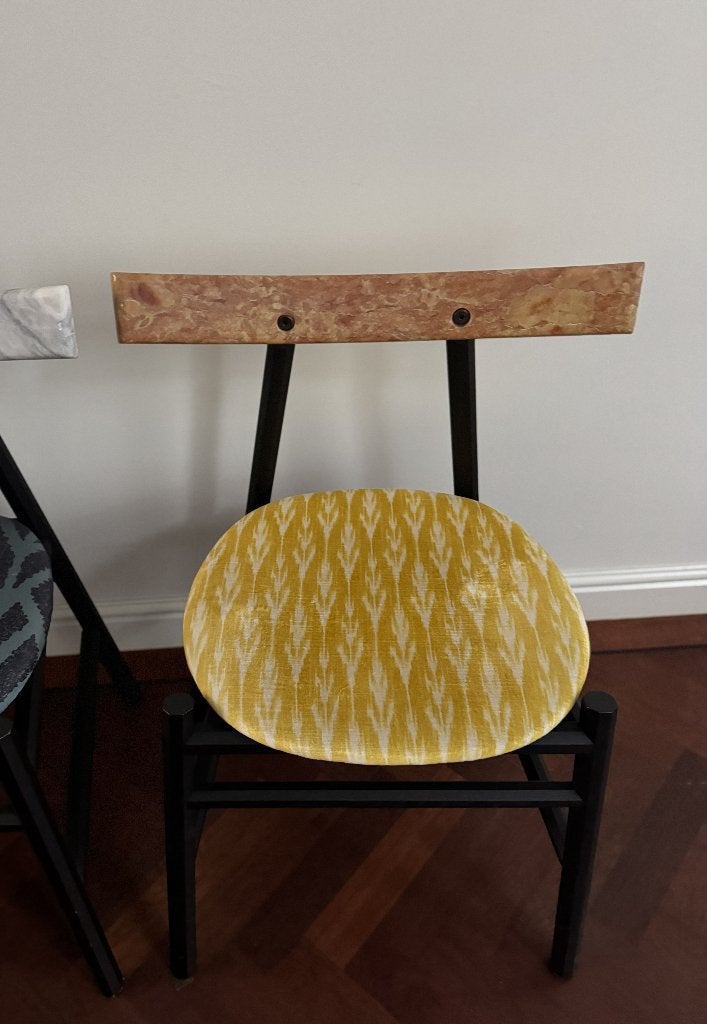La Chance Material Dining Chairs, Ophalen, Overige kleuren, Zo goed als nieuw, Vijf, Zes of meer stoelen