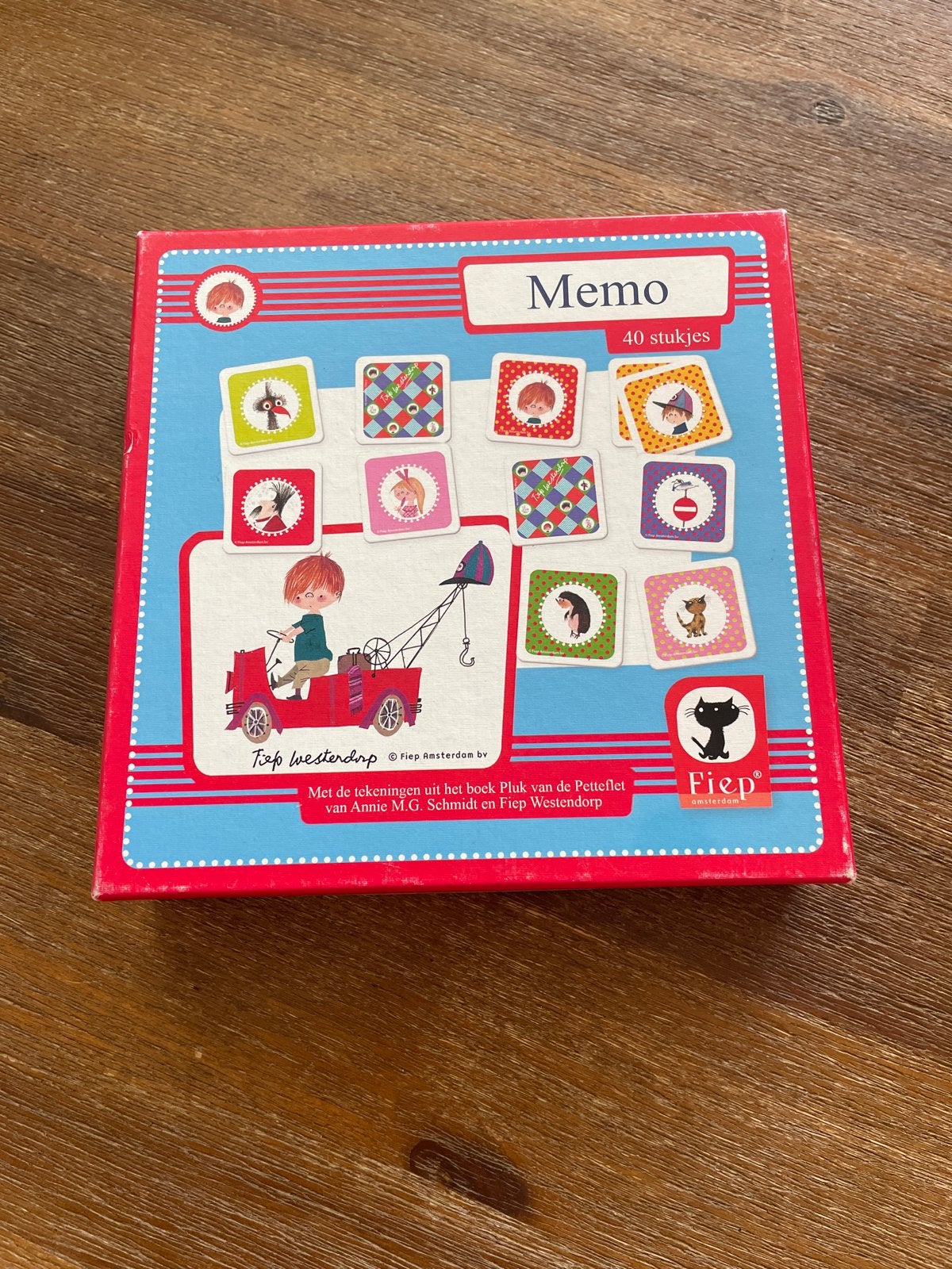 Fiep Westendorp Memo spel - 40 stukjes, Een of twee spelers, Ophalen of Verzenden, Gebruikt