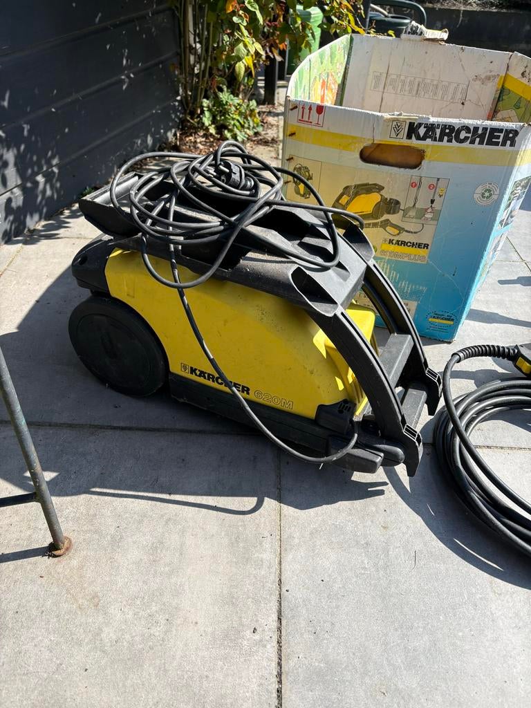 Kärcher hogedrukreiniger met diverse toebehoren, Tuin en Terras, Hogedrukreinigers, Ophalen of Verzenden, Gebruikt, Elektrisch