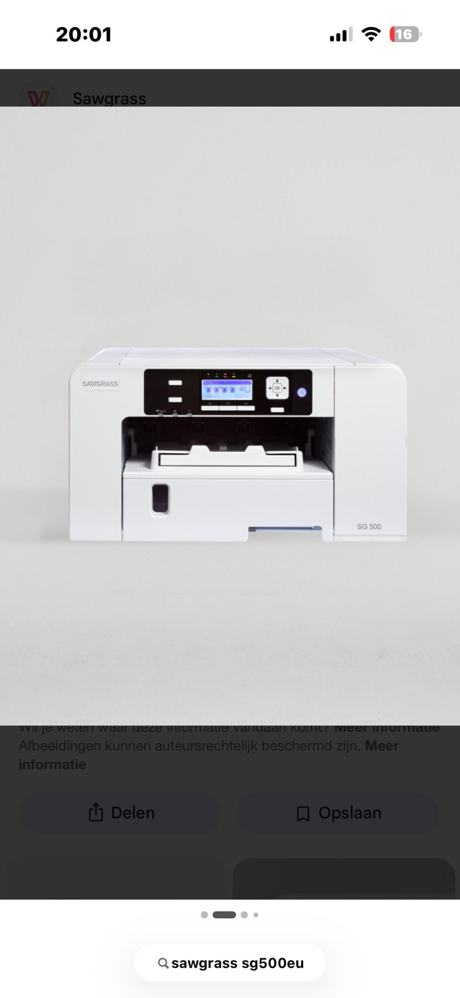Sawgrass SG500EU Sublimatieprinter - Nieuw in doos, Computers en Software, Printers, Printer, Inkjetprinter, Ophalen of Verzenden
