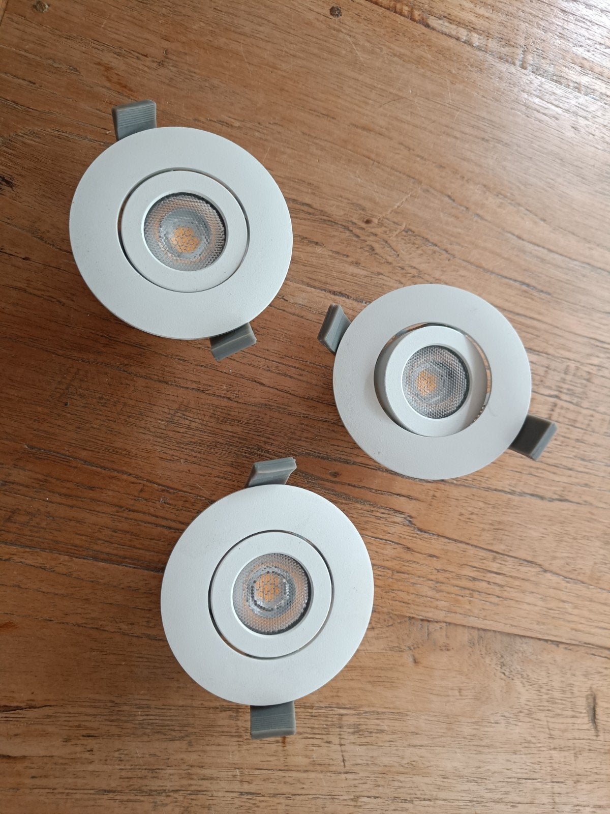 3x Gamma Inbouwspot 6W 230V Wit - Zo goed als nieuw, Led, Metaal of Aluminium, Ophalen of Verzenden, Zo goed als nieuw