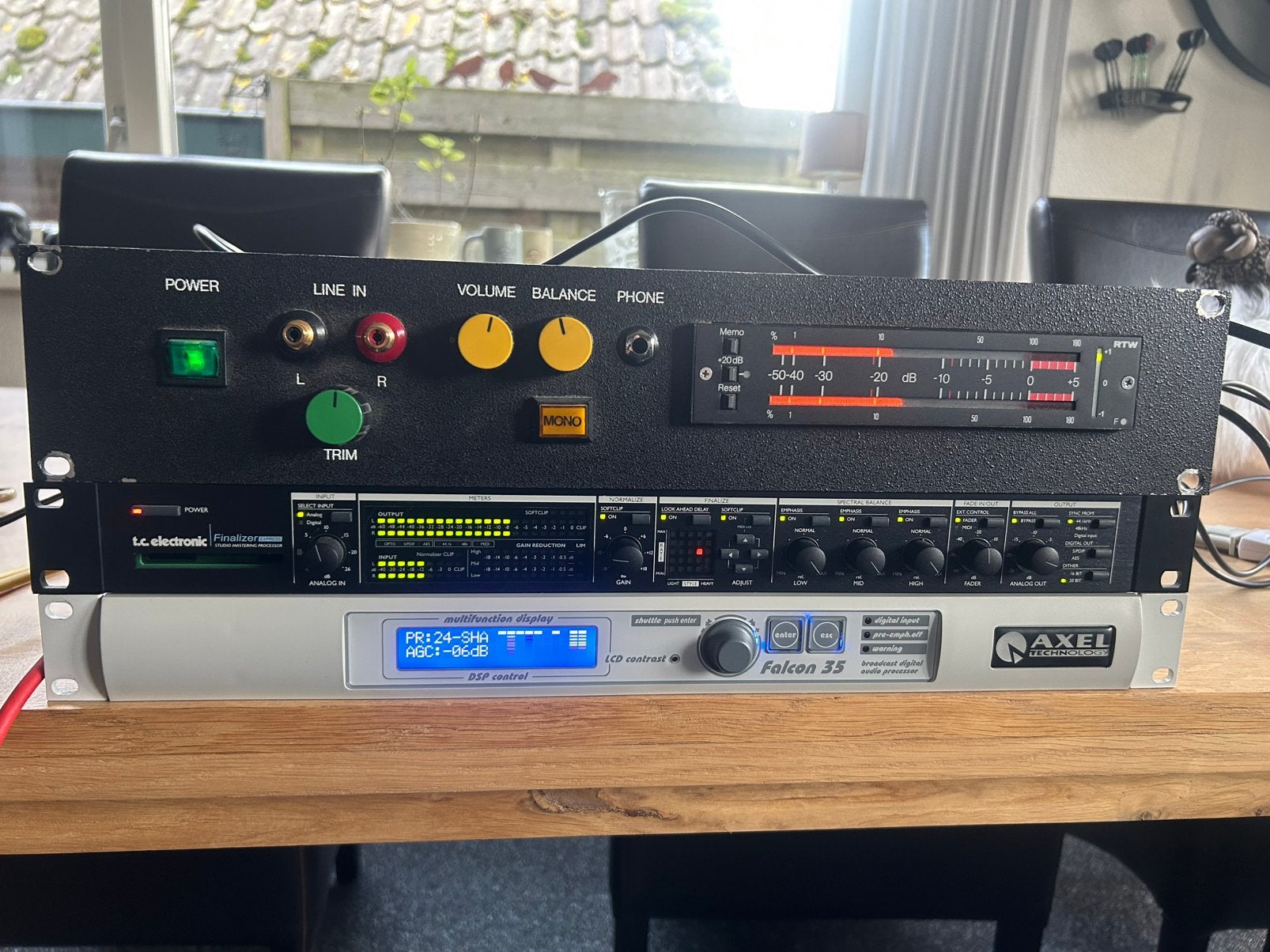 Soundprocessing set bestaande uit  Axel falcon 35, Ophalen of Verzenden, Zo goed als nieuw