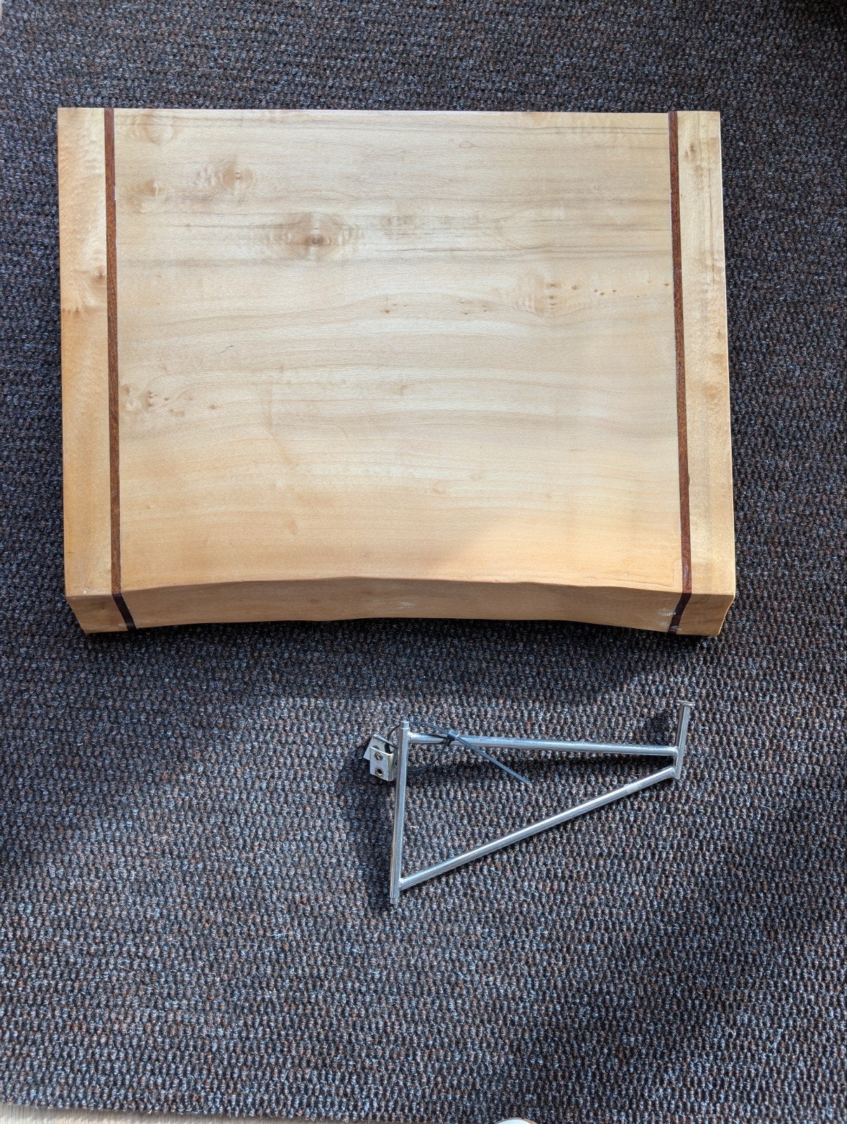 klaptafel met scharnieren en metalen beugel, Ophalen, Gebruikt, Overige materialen, Scharnier