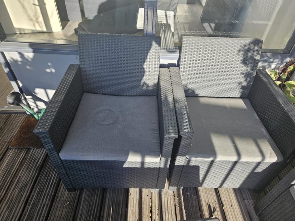 Tuinset met tafel, Ophalen, Gebruikt