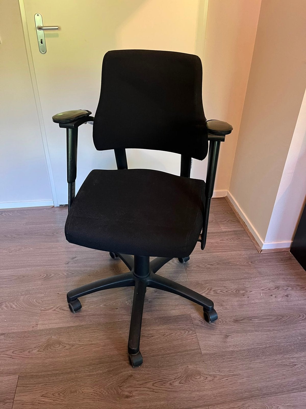 Bureaustoel, Huis en Inrichting, Bureaustoelen, Ophalen, Gebruikt, Zwart, Bureaustoel