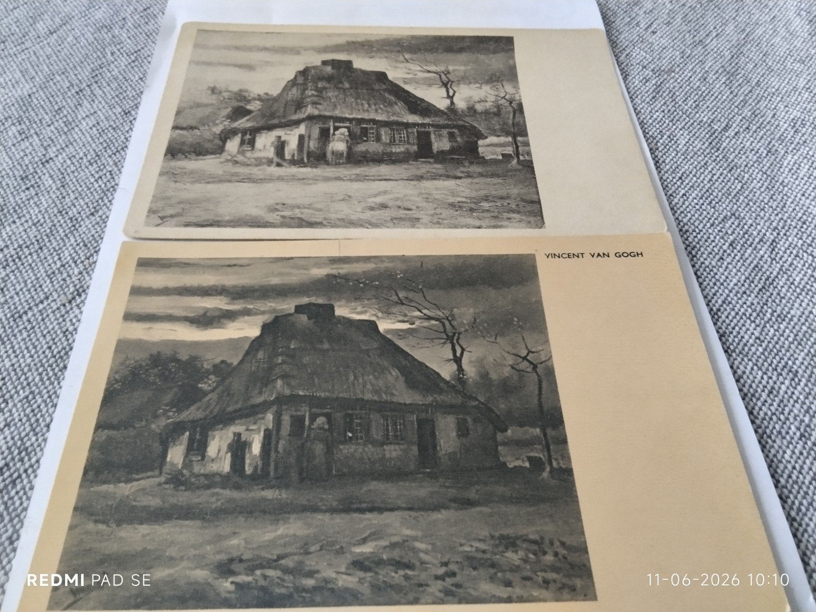 2. ansichtkaartenVincent van Gogh: Boerenhoeve, Ophalen of Verzenden, 1940 tot 1960