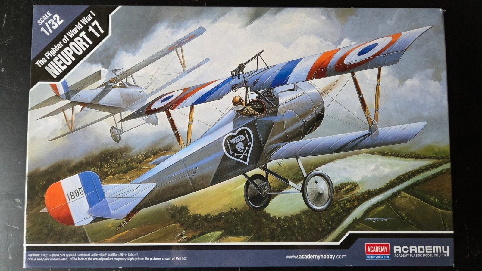 Academy  Nieuport 17 1:32, Hobby en Vrije tijd, Modelbouw | Vliegtuigen en Helikopters, Overige merken, Ophalen of Verzenden, Zo goed als nieuw