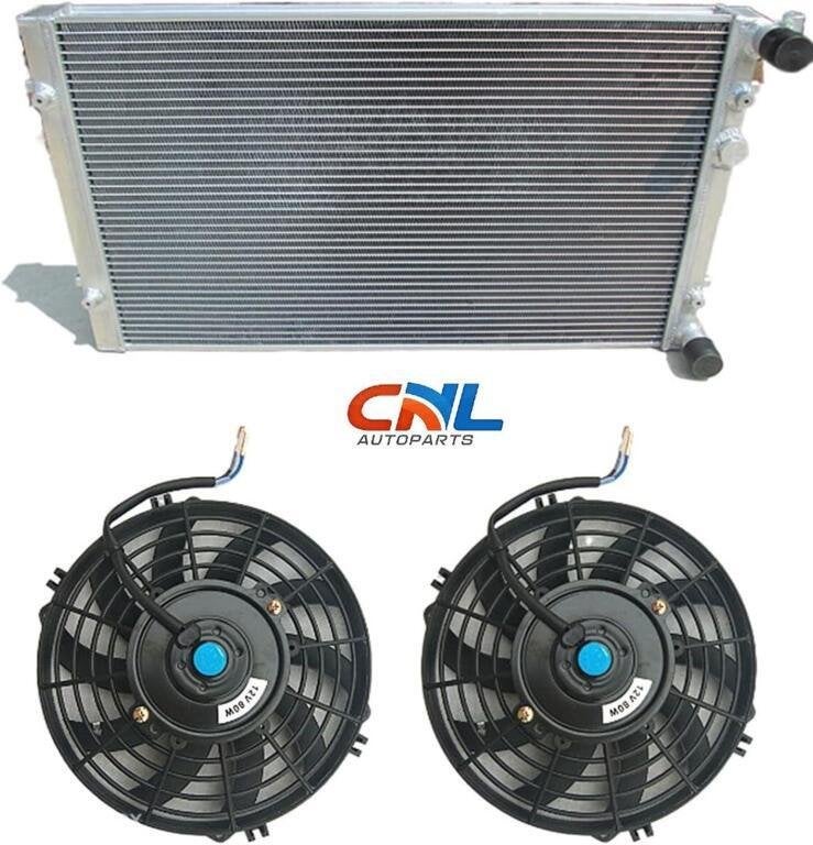 Radiateur 1999-2006 VW VAG Golf Jetta MK4 Audi TT MT + Fans, Auto-onderdelen, Nieuw, Ophalen of Verzenden
