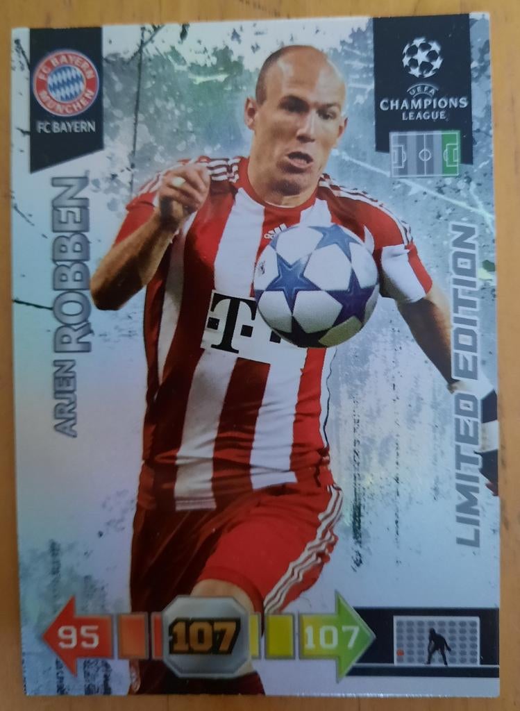 Arjen Robben Limited Edition Champions League Kaart, Verzamelen, Ophalen of Verzenden
