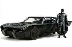 batman auto 2022 met working lights nieuw zwart  jada 1:18, Ophalen, Nieuw, Auto, Overige merken