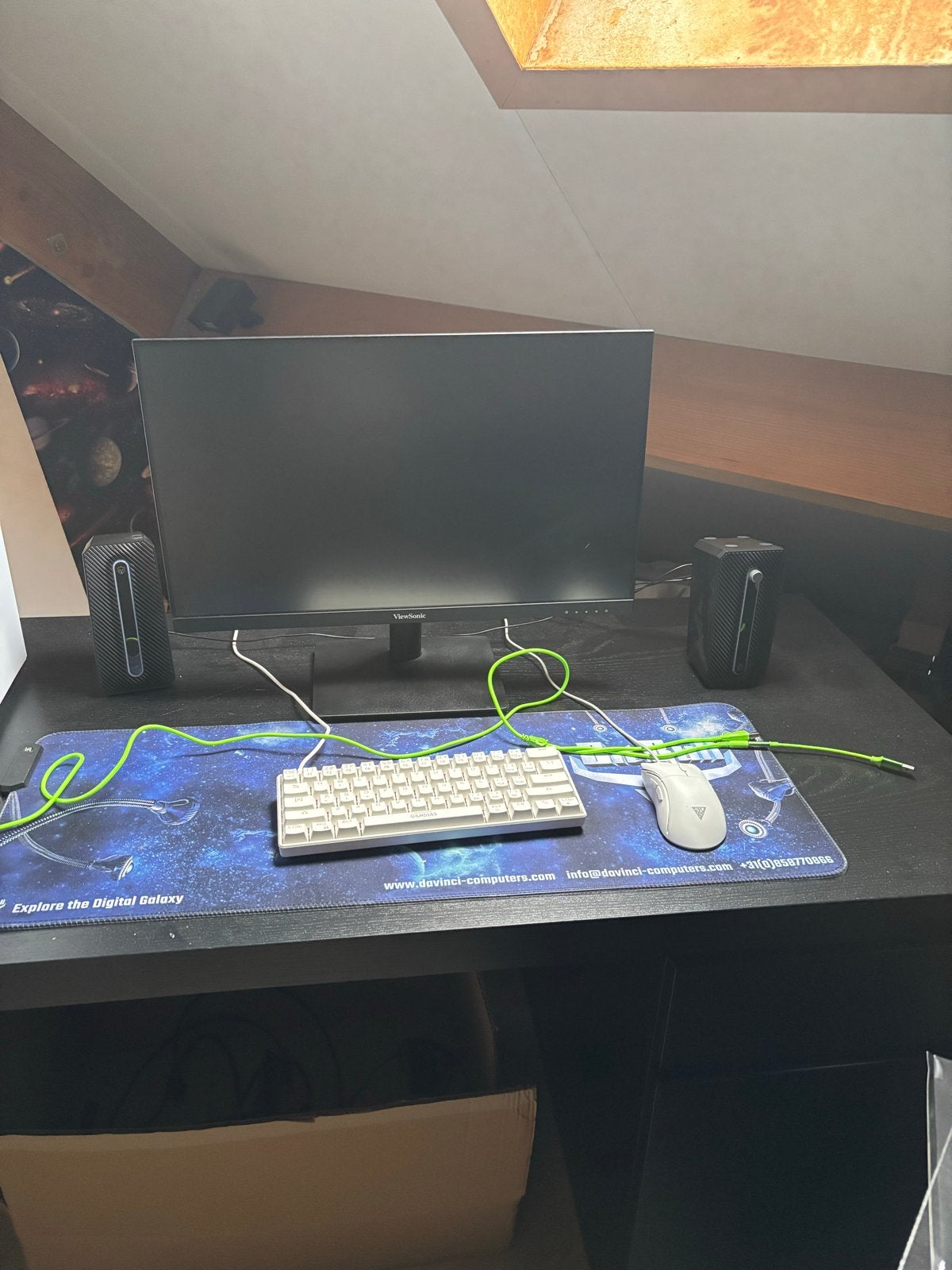 Complete Gaming PC Setup - Gamdias Desktop met Monitor, Computers en Software, Met monitor, Ophalen of Verzenden, Zo goed als nieuw