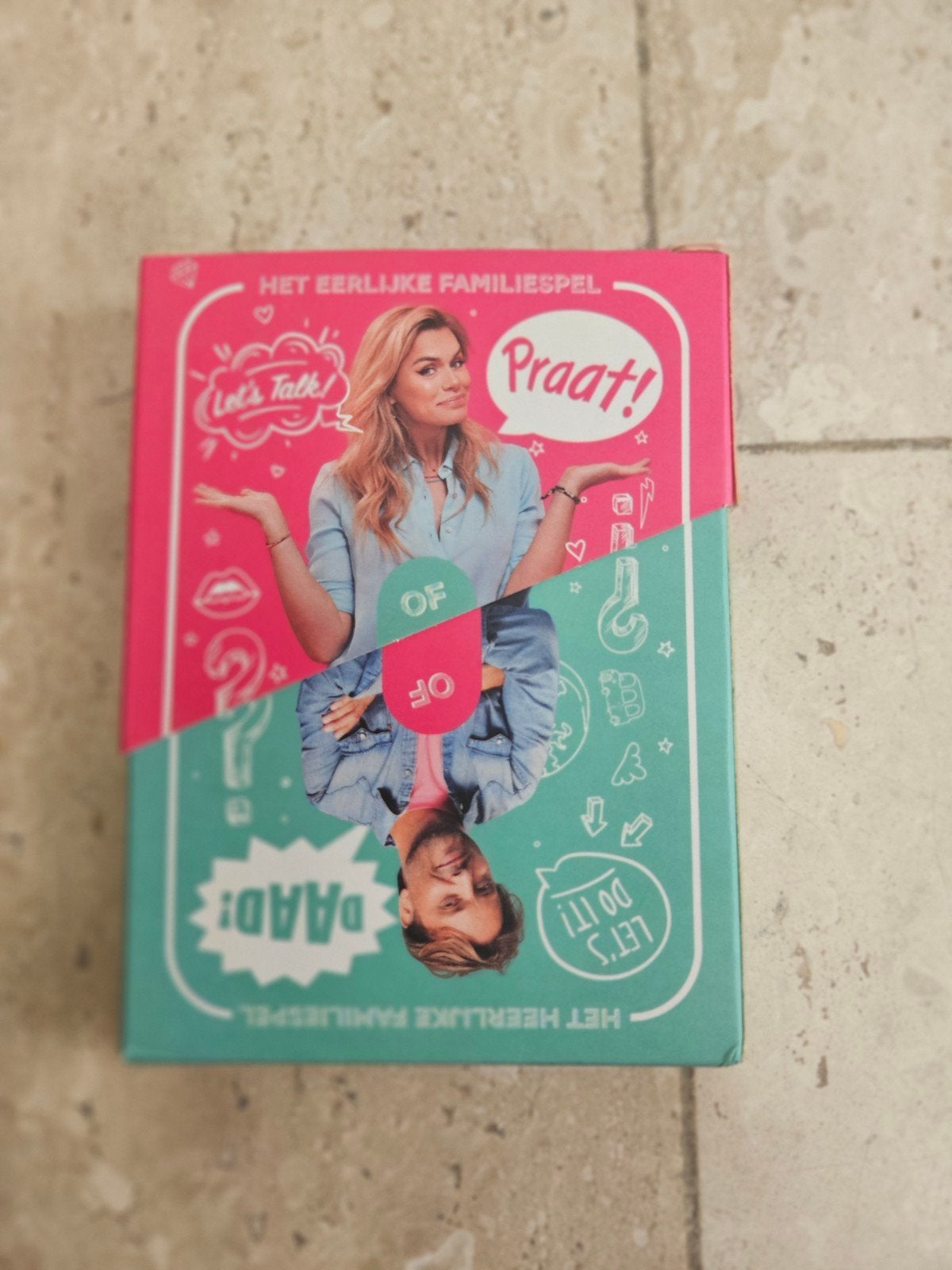Praat! Of Daad! Het eerlijke familiespel, Hobby en Vrije tijd, Gezelschapsspellen | Kaartspellen, Vijf spelers of meer, Ophalen of Verzenden