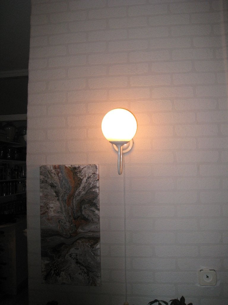 Woonlampen met grote witte bollen, Ophalen, Gebruikt, E27 (groot), Overige typen