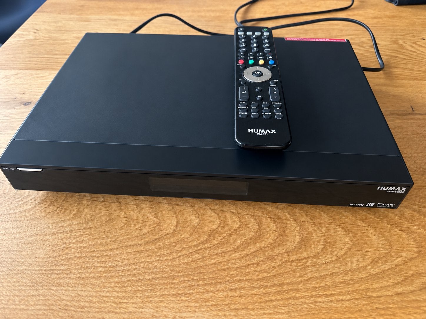 Humax iHDR-5050HD digitale tv-recorder met afstandsbediening, Ophalen of Verzenden, Gebruikt, Overige merken