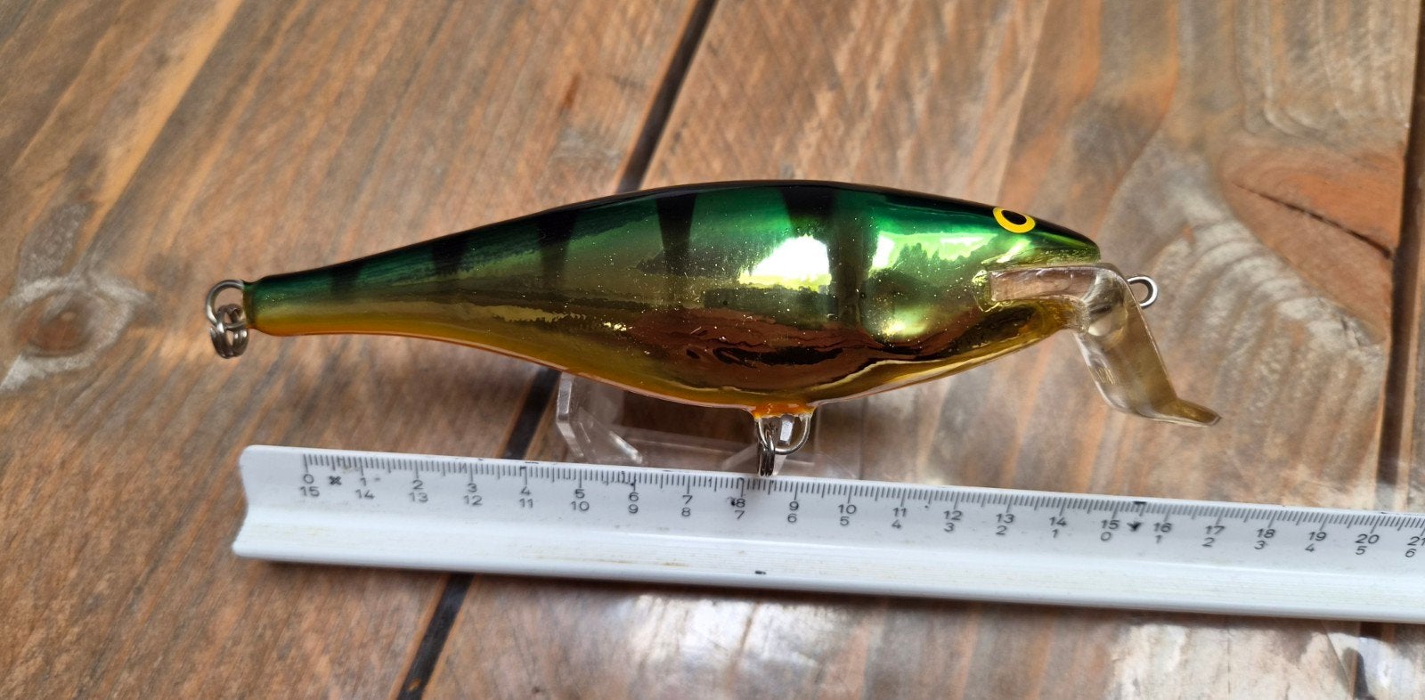 Rapala Super Shad Rap SSR14 old Metallic Perch MP Kunstaas, Watersport en Boten, Hengelsport | Roofvissen, Ophalen of Verzenden