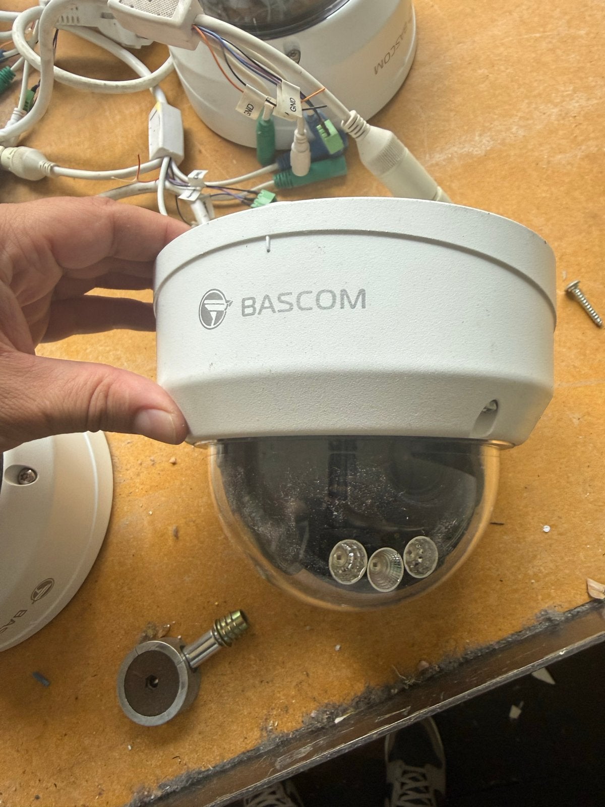 Bascom HD19 2 Megapixel Netwerk Camera Set met Monitor, Ophalen of Verzenden, Zo goed als nieuw, Binnencamera
