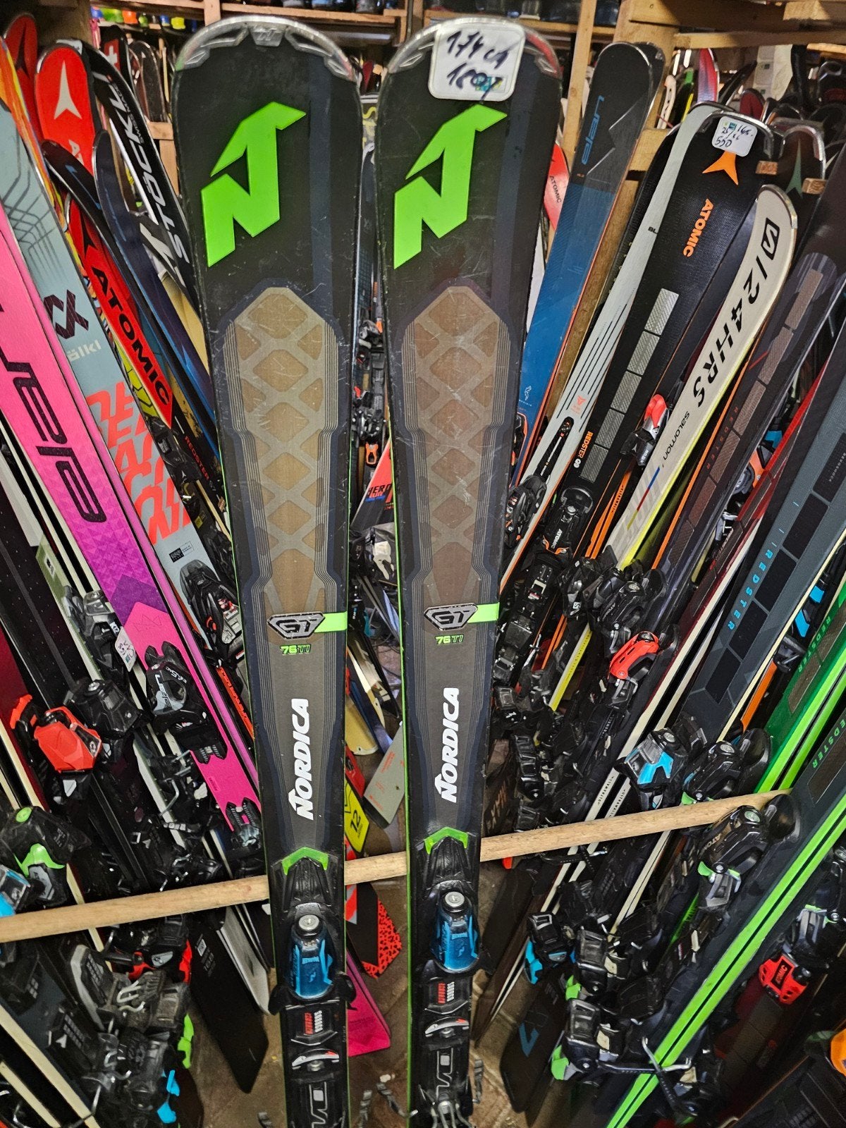 174 NORDICA GT 76 TI ALL SNEEUW GEVORDERD SKI, 160 tot 180 cm, Gebruikt, Overige typen, Ophalen of Verzenden