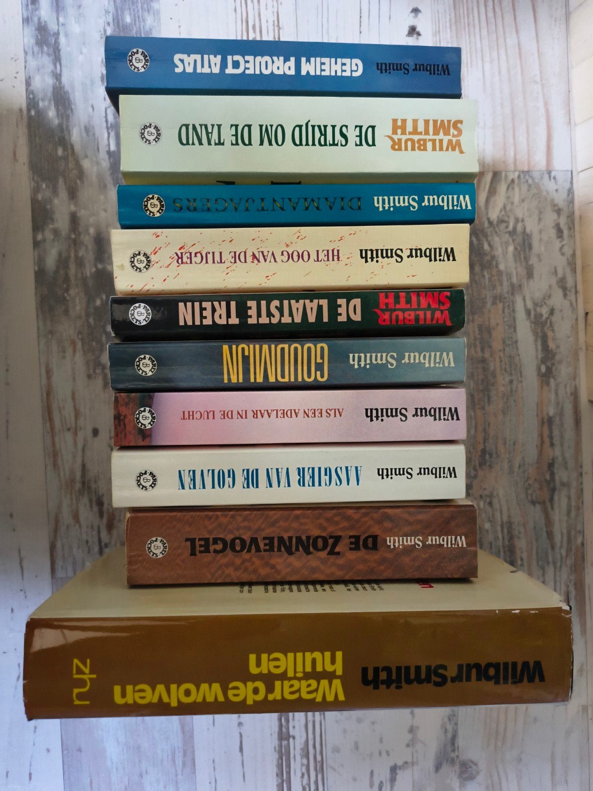 Wilbur Smith Boeken Collectie - 10 Spanning & Avontuur, Ophalen of Verzenden, Gelezen, Wilbur Smith, Nederland