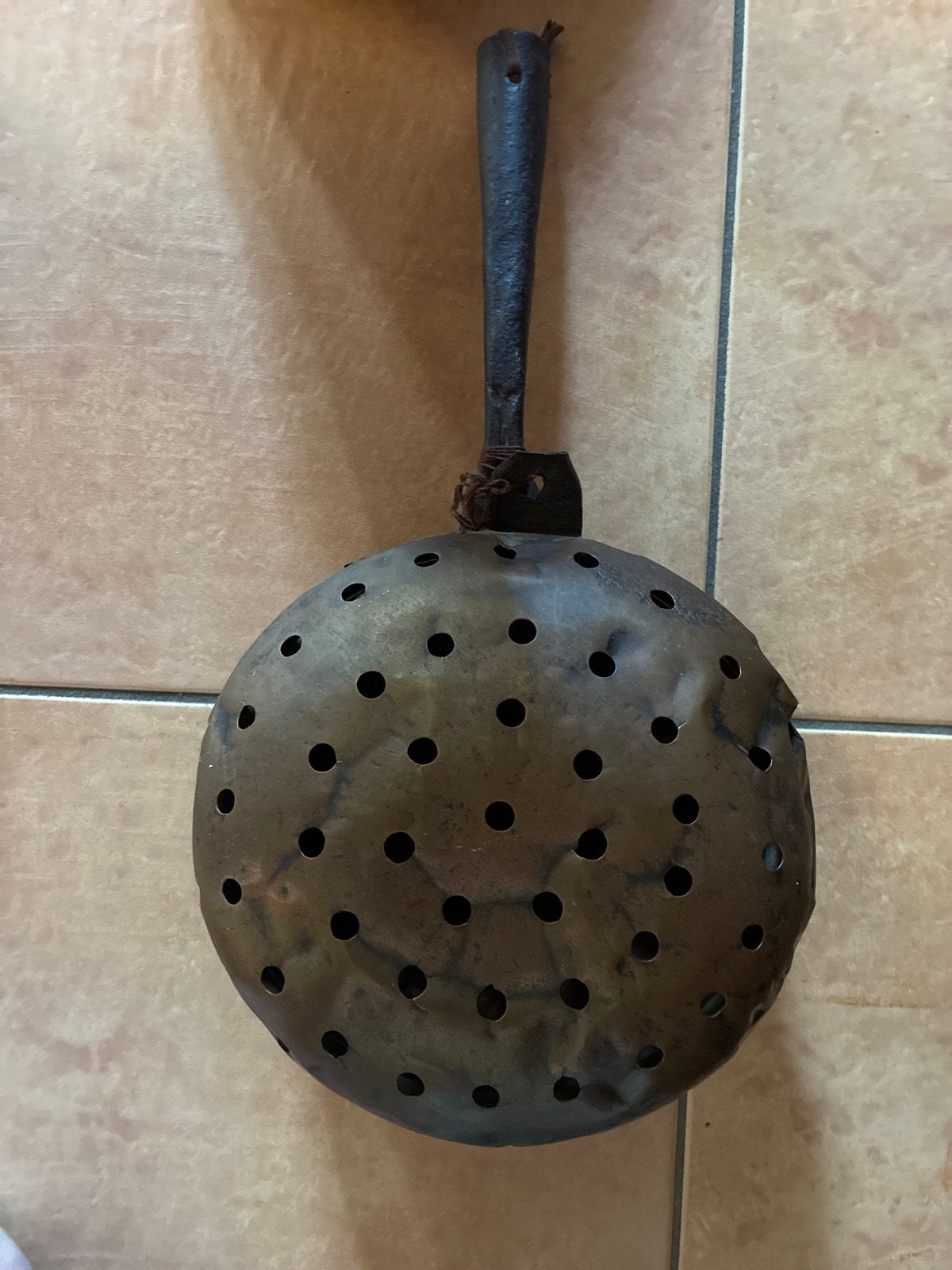 Antieke Koperen Kolenkruik / Voetenwarmer, Ophalen of Verzenden, Koper